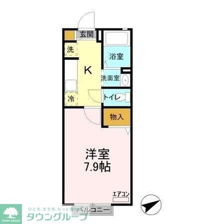 リバーバードの物件間取画像